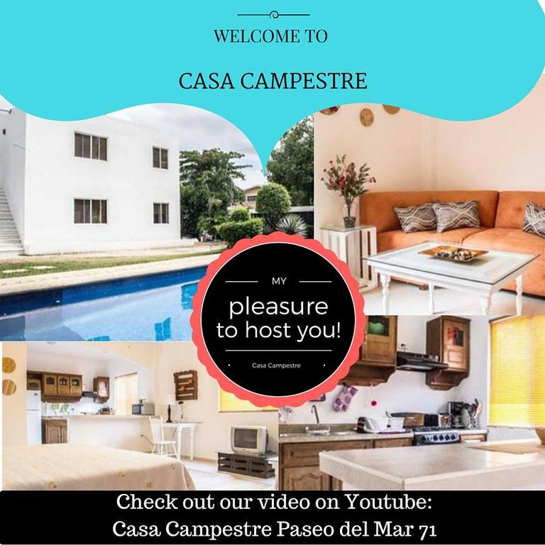 Casa Campestre Lägenhet Cancún Exteriör bild