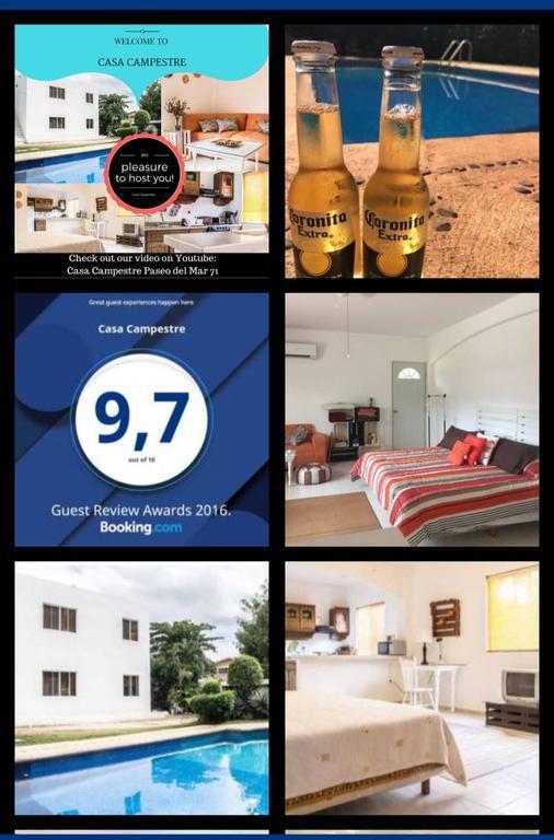 Casa Campestre Lägenhet Cancún Exteriör bild